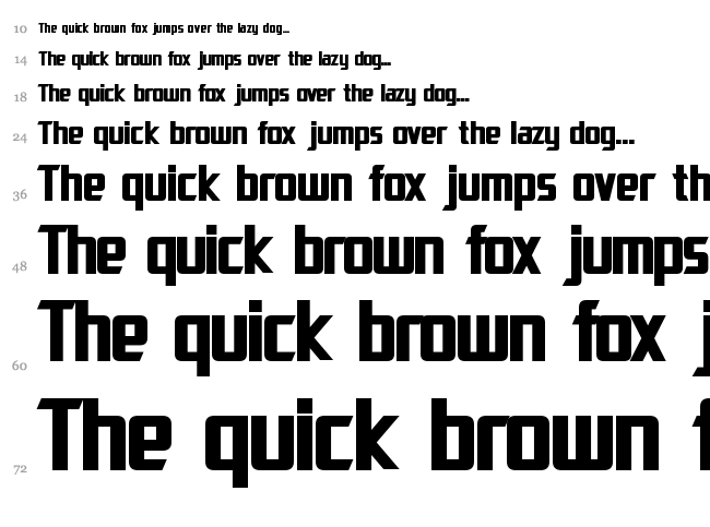 Dai-Atlas font waterfall